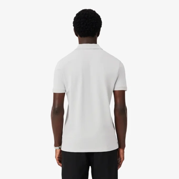 Slim Fit-polo med merke