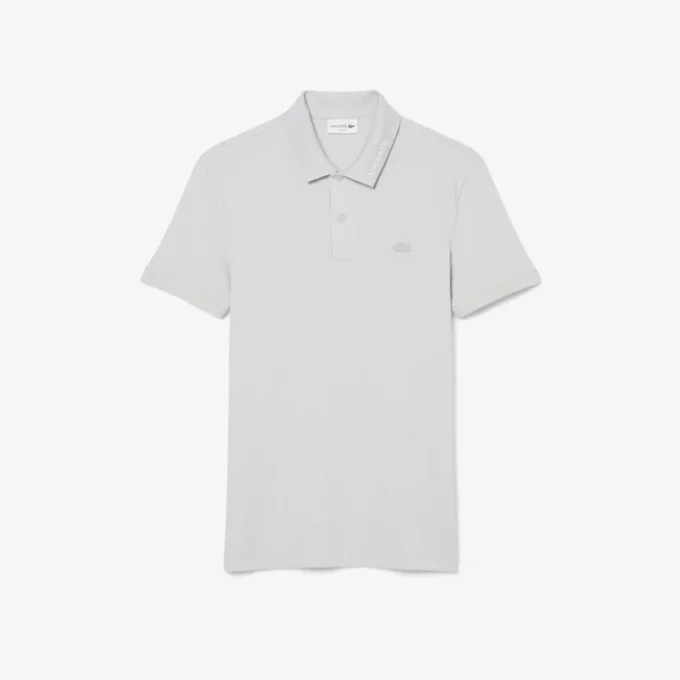 Slim Fit-polo med merke