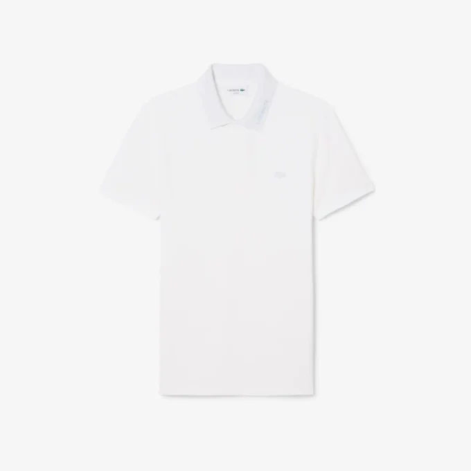 Slim Fit-polo med merke