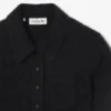 Slim fit-pologensere i ribbestrikk med myk overflate for damer