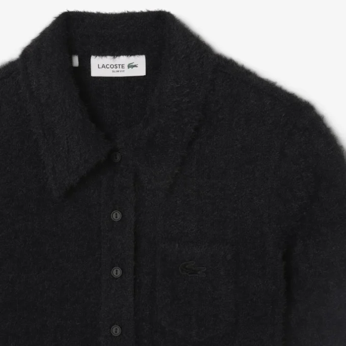 Slim fit-pologensere i ribbestrikk med myk overflate for damer