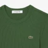 Slim fit ribbet bomullst-skjorte for kvinner