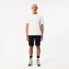 Slim fit-shorts i stretchbomull for menn