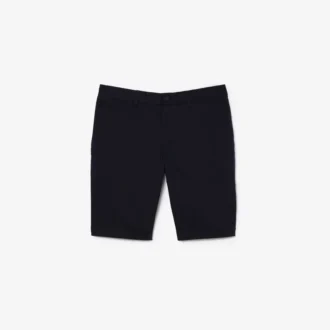 Slim fit-shorts i stretchbomull for menn