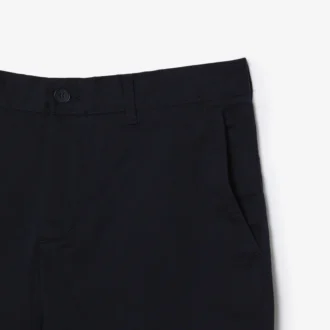 Slim fit-shorts i stretchbomull for menn