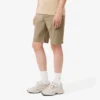 Slim fit-shorts i stretchbomull for menn