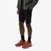 Slim fit-shorts i stretchbomull for menn