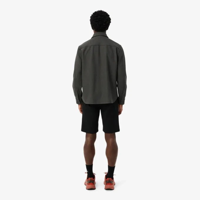 Slim fit-shorts i stretchbomull for menn