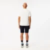 Slim fit-shorts i stretchbomull for menn