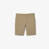 Slim fit-shorts i stretchbomull for menn
