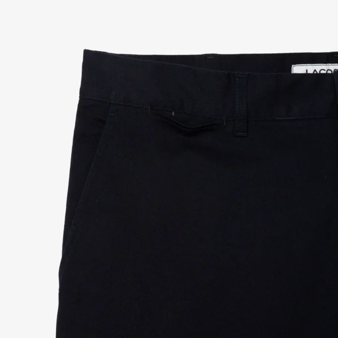 Slim fit-shorts i stretchbomull for menn