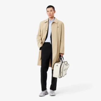 Slim fit-skjorte i bomull for menn