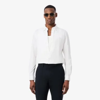 Slim Fit-skjorte i bomullsblanding