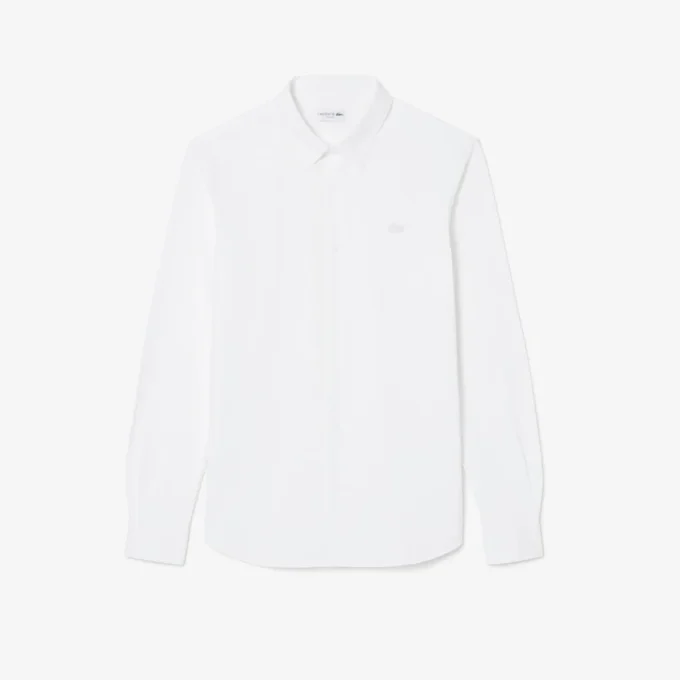 Slim Fit-skjorte i bomullsblanding
