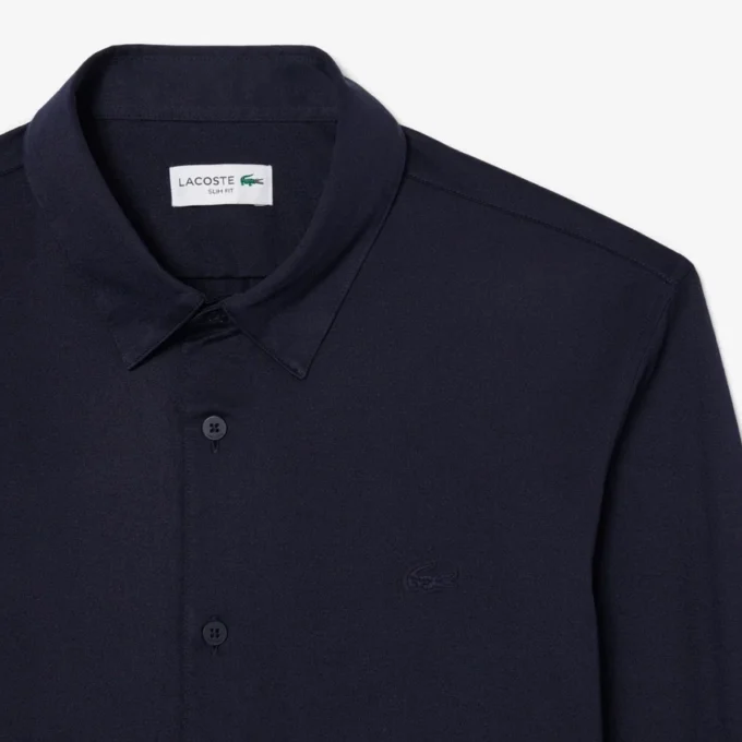 Slim Fit-skjorte i bomullsblanding