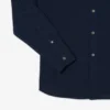 Slim fit-skjorte i bomullspiqué for menn