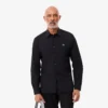 Slim fit-skjorte i stretchpoplin for menn