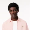 Slim fit-skjorte i stretchpoplin for menn