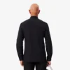 Slim fit-skjorte i stretchpoplin for menn