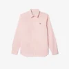 Slim fit-skjorte i stretchpoplin for menn