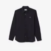 Slim fit-skjorte i stretchpoplin for menn