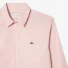 Slim fit-skjorte i stretchpoplin for menn