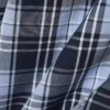 Slim fit-skjorte i stretchpoplin med gingham-mønster