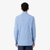 Slim Fit-skjorte i stripet stretch-poplin