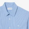 Slim Fit-skjorte i stripet stretch-poplin