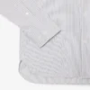 Slim Fit-skjorte i stripet stretch-poplin