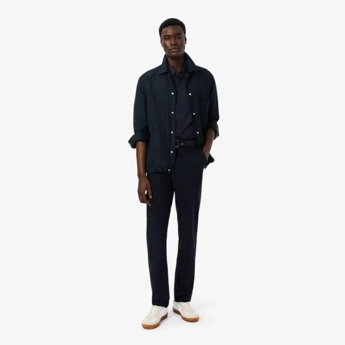 Slim fit-skjorte med korte ermer