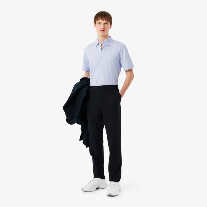 Slim fit-skjorte med korte ermer