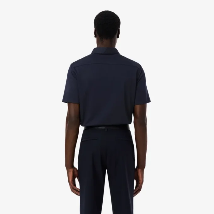 Slim fit-skjorte med korte ermer