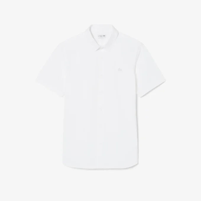 Slim fit-skjorte med korte ermer