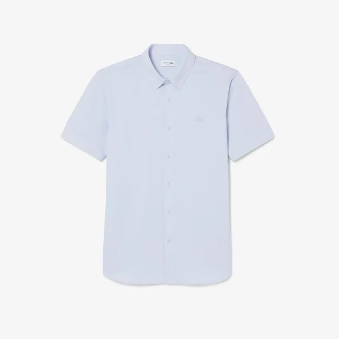 Slim fit-skjorte med korte ermer