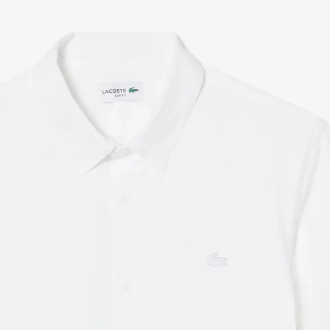 Slim fit-skjorte med korte ermer