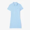 Slim fit stretch mini piqué-kjole for kvinner