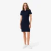 Slim fit stretch mini piqué-kjole for kvinner
