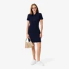 Slim fit stretch mini piqué-kjole for kvinner