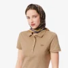 Slim fit stretch mini piqué-kjole for kvinner