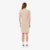 Slim fit stretch mini piqué-kjole for kvinner