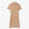 Slim fit stretch mini piqué-kjole for kvinner