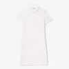 Slim fit stretch mini piqué-kjole for kvinner