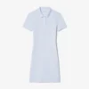 Slim fit stretch mini piqué-kjole for kvinner