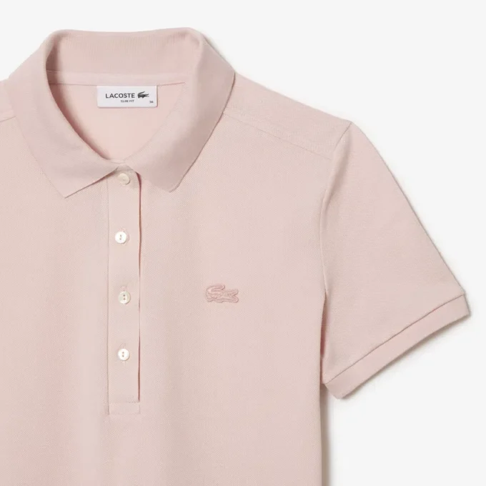 Slim fit stretch mini piqué-kjole for kvinner