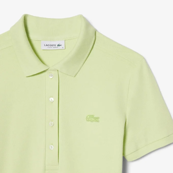 Slim fit stretch mini piqué-kjole for kvinner