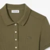 Slim fit stretch mini piqué-kjole for kvinner