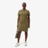 Slim fit stretch mini piqué-kjole for kvinner
