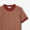 Slim fit-T-skjorte med monogram for kvinner