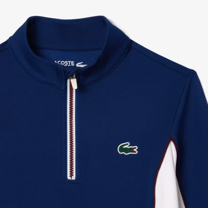 Slim fit tennis sweatshirt for kvinner